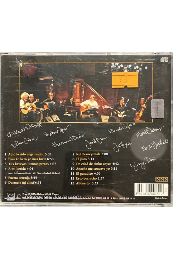 (PLAK DEĞİLDİR CD DİR) Cd Janet & Jak Esim Adio Kürtçe Cd