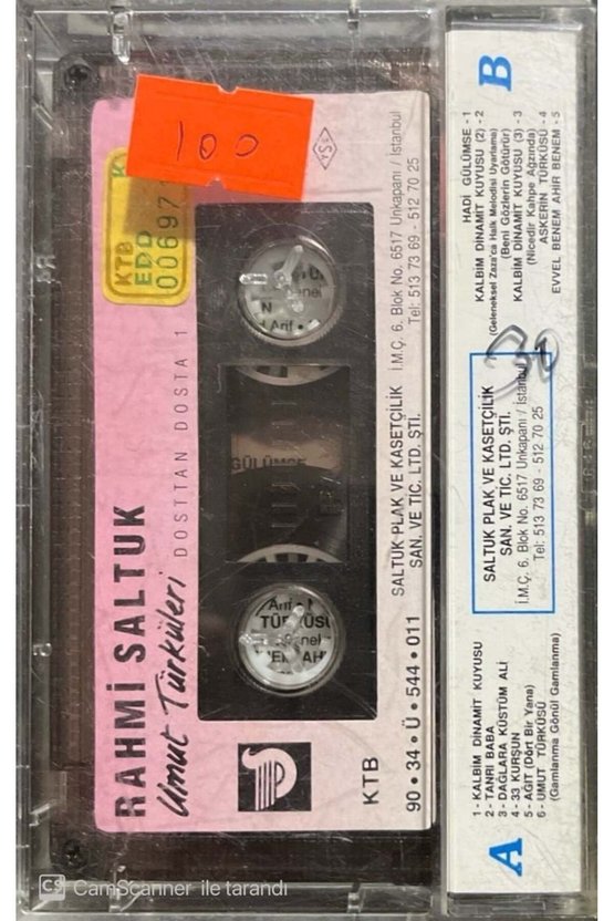 Rahmi Saltuk Umut Türküleri Dosttan Dosta 1 Kaset