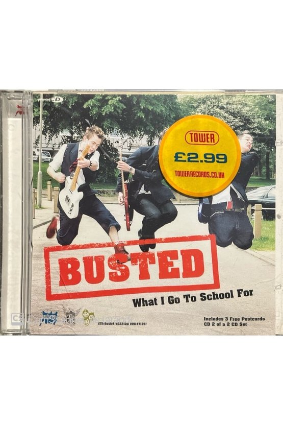 (PLAK DEĞİLDİR CD DİR) Cd Busted What I Go To School For Cd