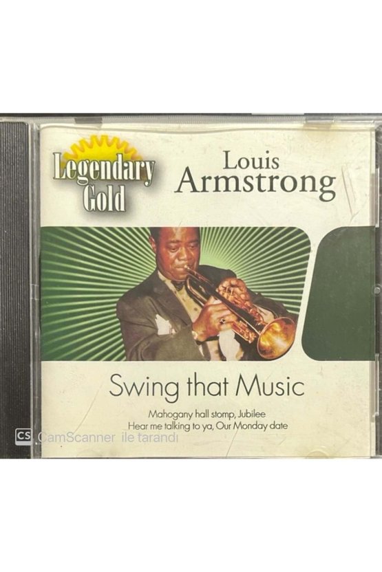(PLAK DEĞİLDİR CD DİR) Cd Louis Armstrong Swing That Music Cd