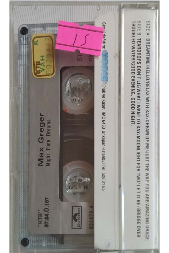 Maxgreger Nigt Time Dreams Kaset