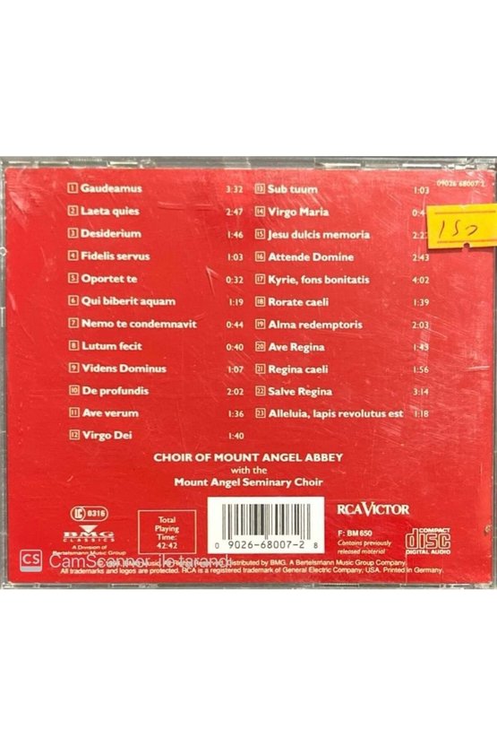 (PLAK DEĞİLDİR CD DİR) Cd Chants Of The Season Cd