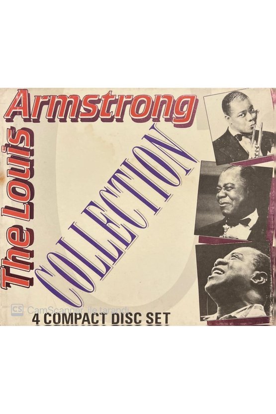 (PLAK DEĞİLDİR CD DİR) Cd The Louis Armstrong Collection 4 Compact Disc Set Cd
