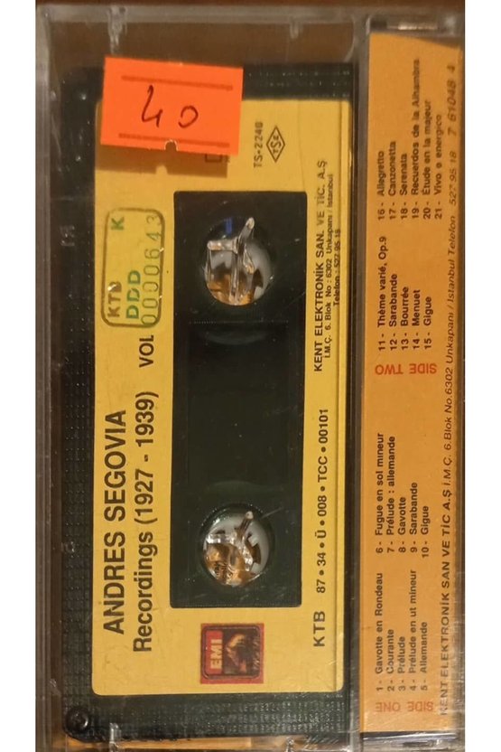 Andres Segovia Kaset