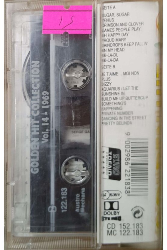 Original-Aufnahmen Golden Hit Collection 1969 Kaset