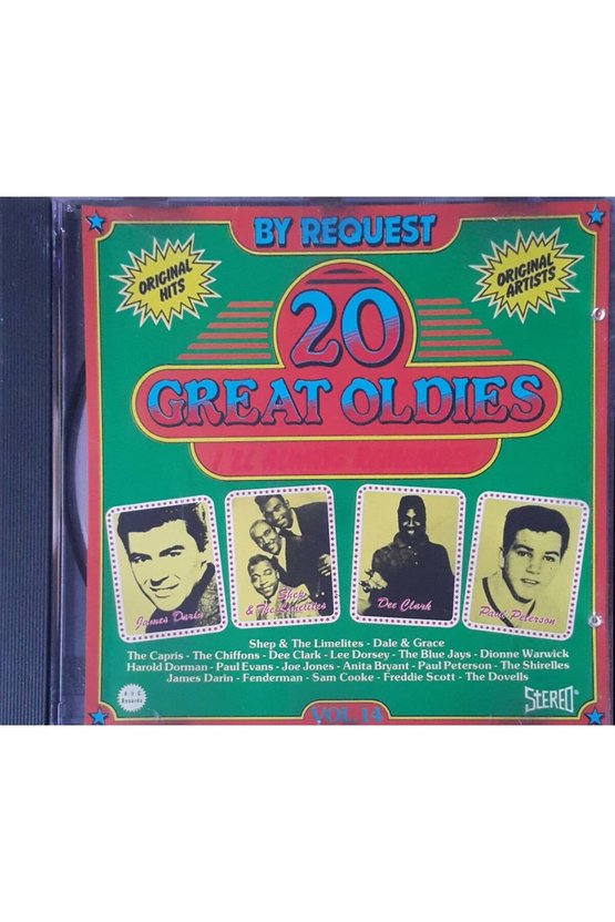 (PLAK DEĞİLDİR CD DİR) Cd 20 Great Oldies I ll Always Remember Vol 14 Cd