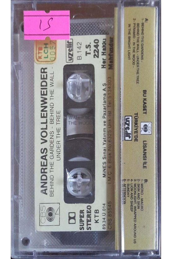 Andreas Vollenweider Kaset
