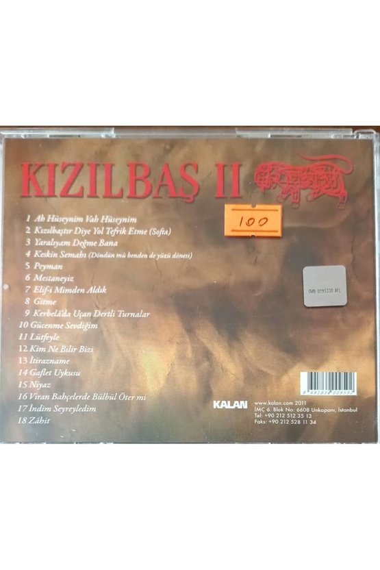 (PLAK DEĞİLDİR CD DİR) Cd Kızılbaş Iı Cd