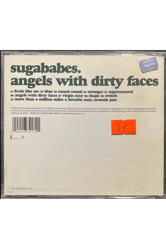 (PLAK DEĞİLDİR CD DİR) Cd Sugababes Angels With Dirty Faces Cd