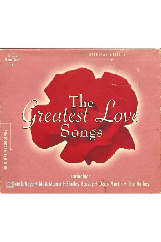 (PLAK DEĞİLDİR CD DİR) Cd The Greatest Love Songs 3 Cd Box Set