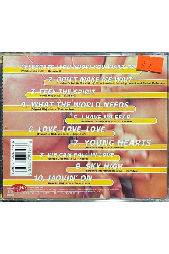 (PLAK DEĞİLDİR CD DİR) Cd Spins Circuit Party Cd