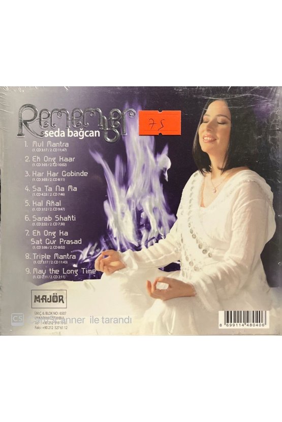 (PLAK DEĞİLDİR CD DİR) Cd Seda Bağcan Remember Açılmamış Ambalajında Cd