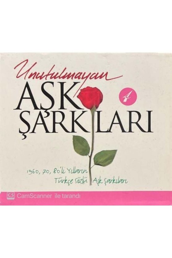 (PLAK DEĞİLDİR CD DİR) Cd Unutulmayan Aşk Şarkıları Cd