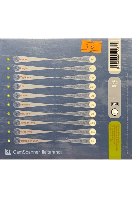 (PLAK DEĞİLDİR CD DİR) Cd Ilhan Erşahin Virgo Cd