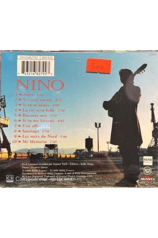 (PLAK DEĞİLDİR CD DİR) Cd Nino Cd