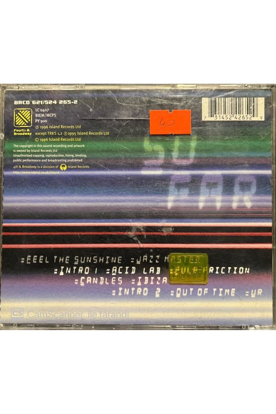 (PLAK DEĞİLDİR CD DİR) Cd Alex Reece So Far Cd
