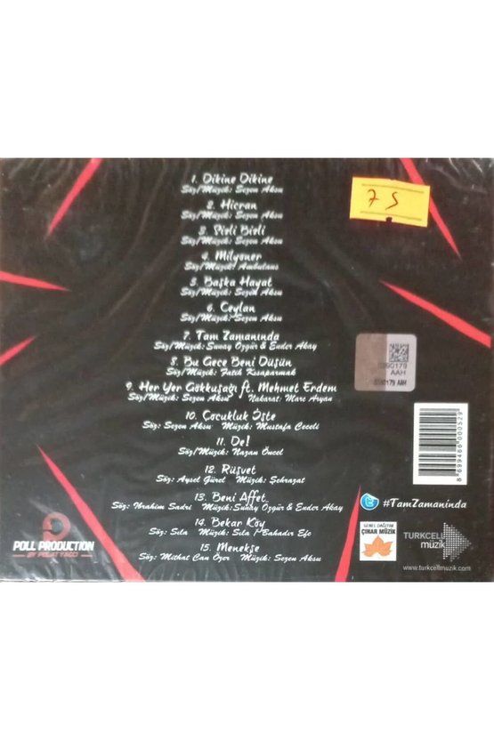 (PLAK DEĞİLDİR CD DİR) Cd Nükhet Tam Zamanında Açılmamış Jelatininde Cd