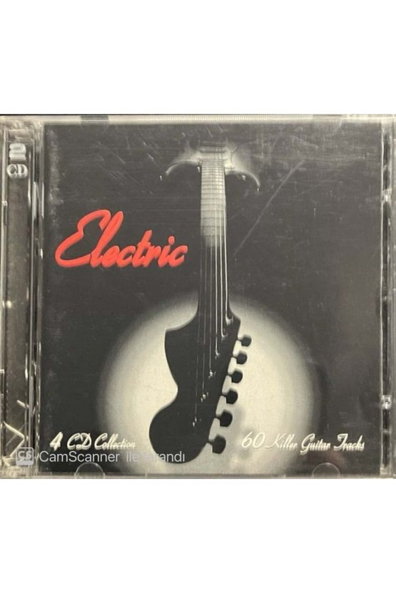 (PLAK DEĞİLDİR CD DİR) Cd Electric 60 Killer Guitar Tracks Double Cd