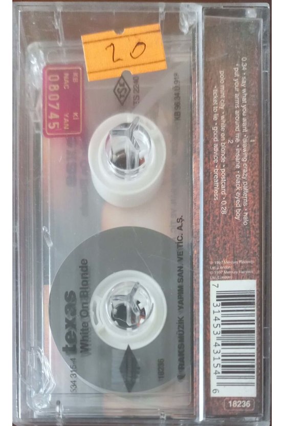 White On Blonde Texas Kaset