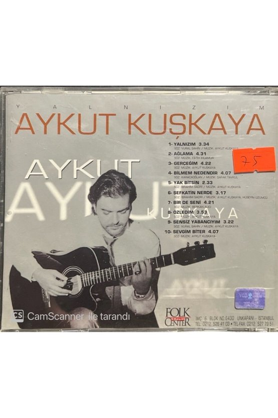 (PLAK DEĞİLDİR CD DİR) Cd Aykut Kuşkaya Imzalı Cd
