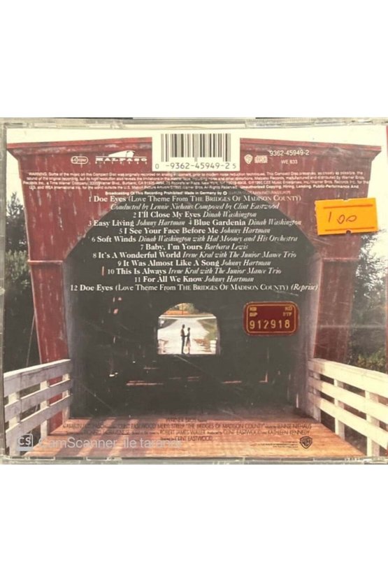 (PLAK DEĞİLDİR CD DİR) Cd The Bridges Of Madison County Cd