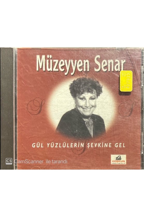 (PLAK DEĞİLDİR CD DİR) Cd Müzeyyen Senar Gül Yüzlülerin Şevkine Gel Sarı Bandrollü Cd