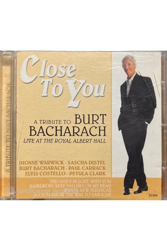 (PLAK DEĞİLDİR CD DİR) Cd Burt Bacharach Close To You Cd