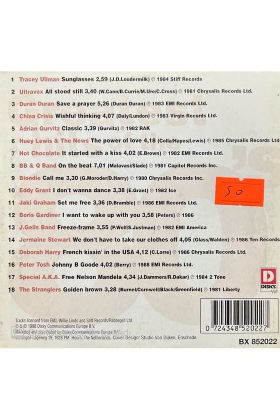 (PLAK DEĞİLDİR CD DİR) Cd Greatest Hits Of The 80s 7 Cd