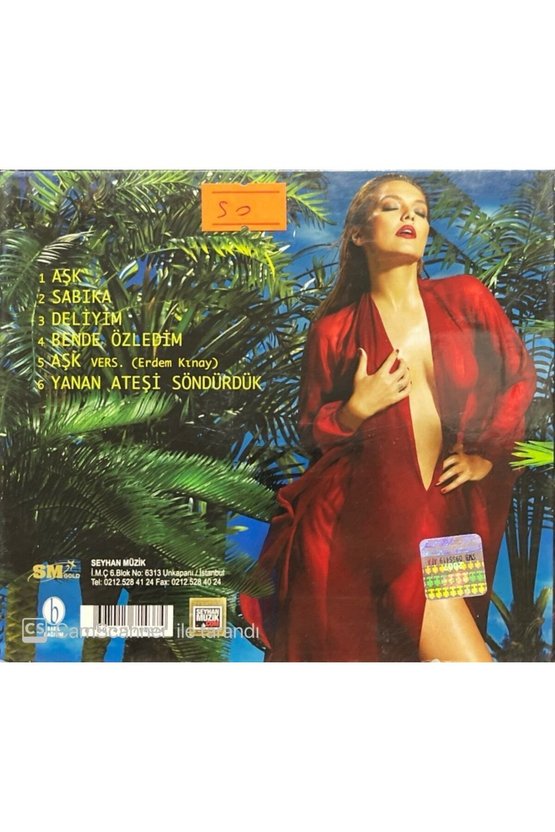 (PLAK DEĞİLDİR CD DİR) Cd Demet Akalın Aşk Cd