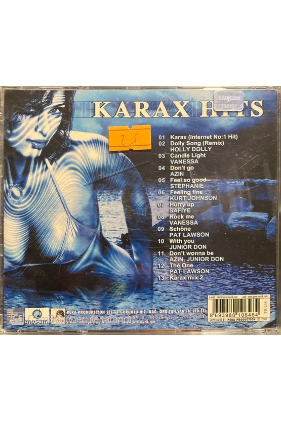 (PLAK DEĞİLDİR CD DİR) Cd Karax Hits Açılmamış Jelatininde Cd