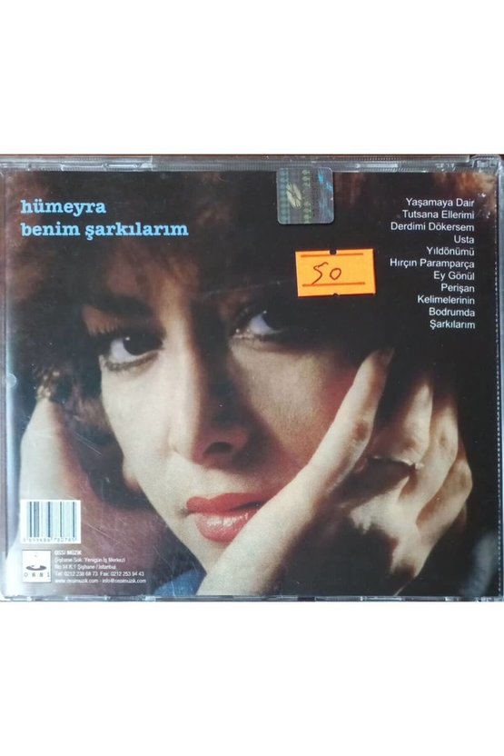 (PLAK DEĞİLDİR CD DİR) Cd Hümeyra Benim Şarkılarım Cd