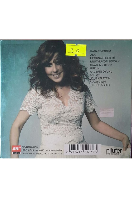 (PLAK DEĞİLDİR CD DİR) Cd Nilüfer Karar Verdim Cd