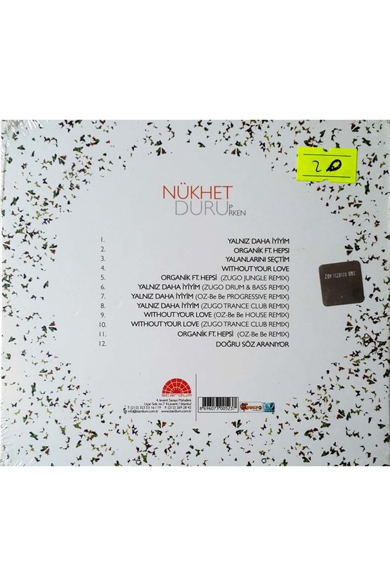 (PLAK DEĞİLDİR CD DİR) Cd Nükhet Duru Durup Dururken Cd