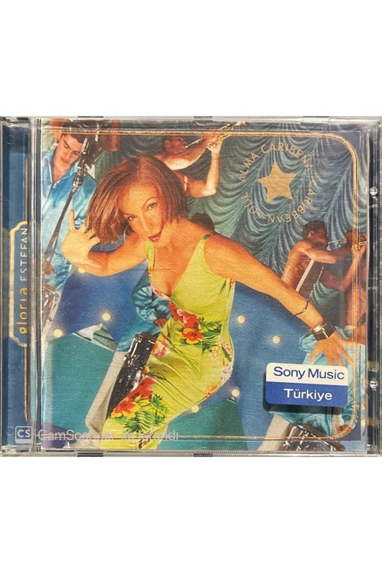 (PLAK DEĞİLDİR CD DİR) Cd Glori Estefan Alma Caribena Caribbean Soul Cd