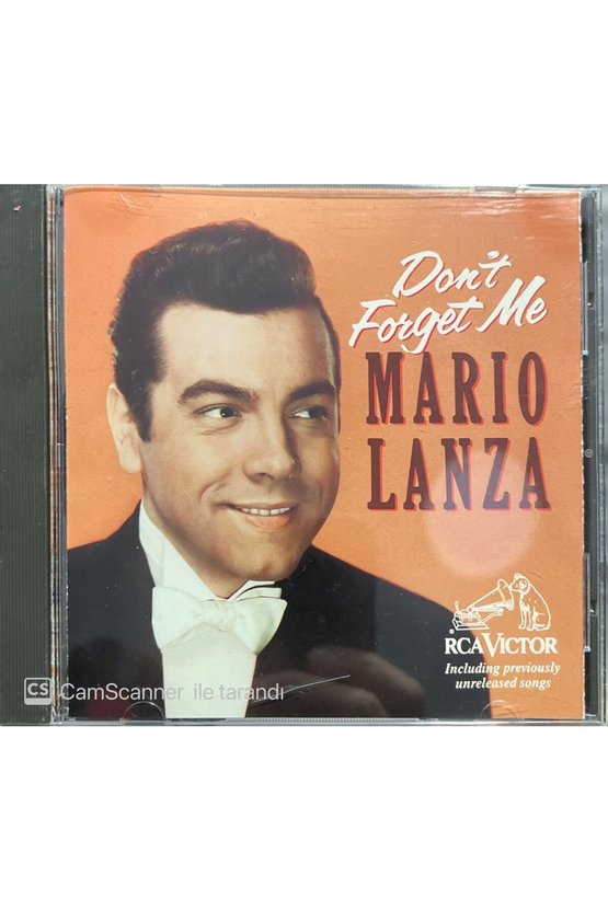 (PLAK DEĞİLDİR CD DİR) Cd Mario Lanza Dont Forget Me Cd