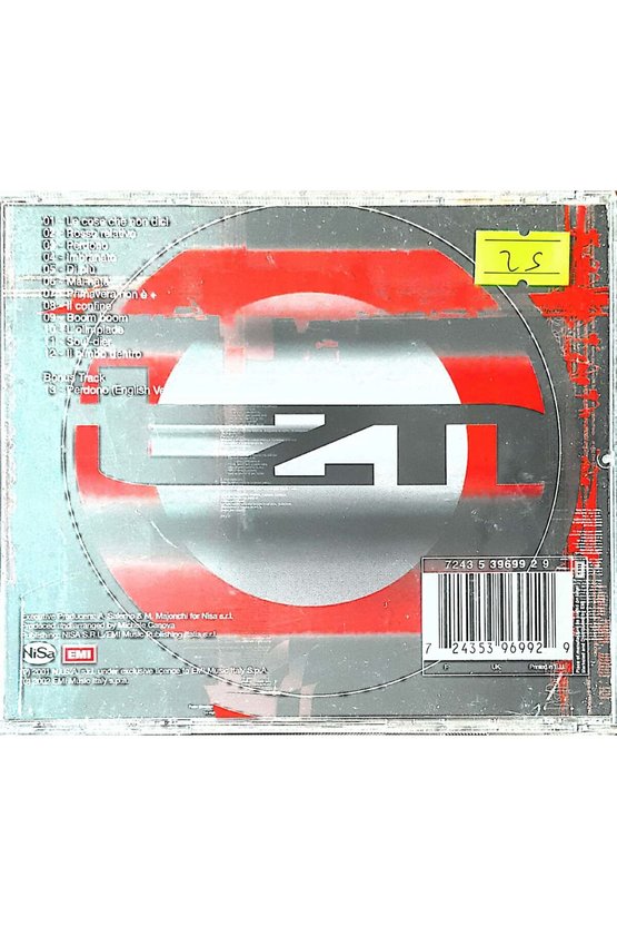 (PLAK DEĞİLDİR CD DİR) Cd Tiziano Ferro Rosso Relativo Cd