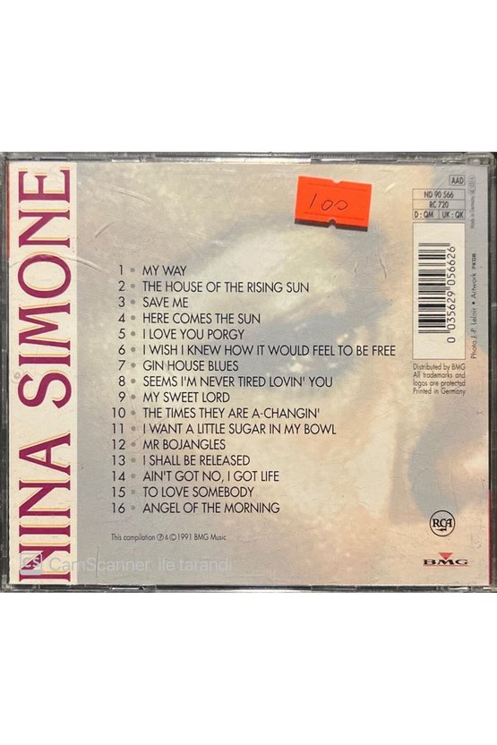 (PLAK DEĞİLDİR CD DİR) Cd Nina Simone Collection Cd