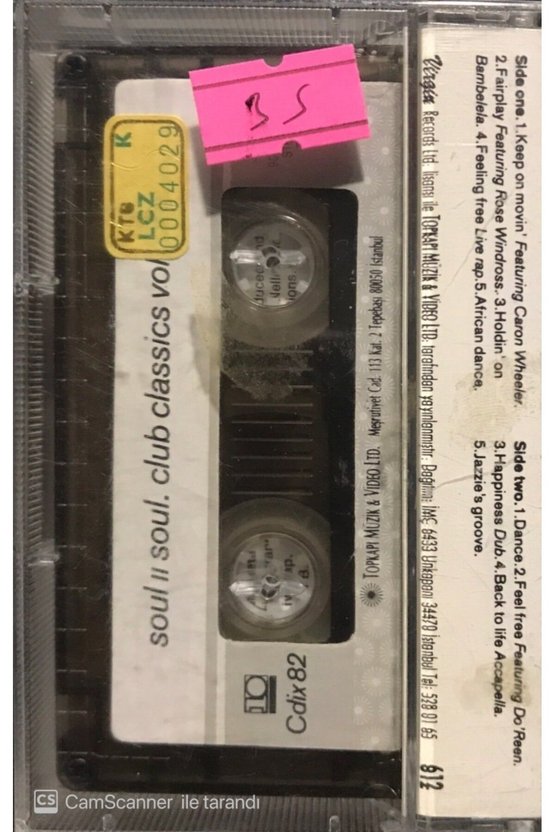 Soul 2 Soul Club Classics Vol. One Kaset