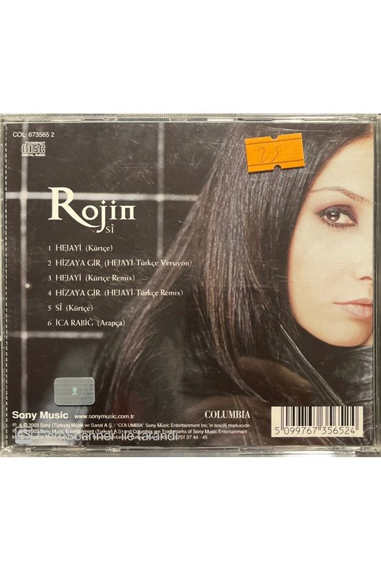 (PLAK DEĞİLDİR CD DİR) Cd Rojin Si Kürtçe Cd