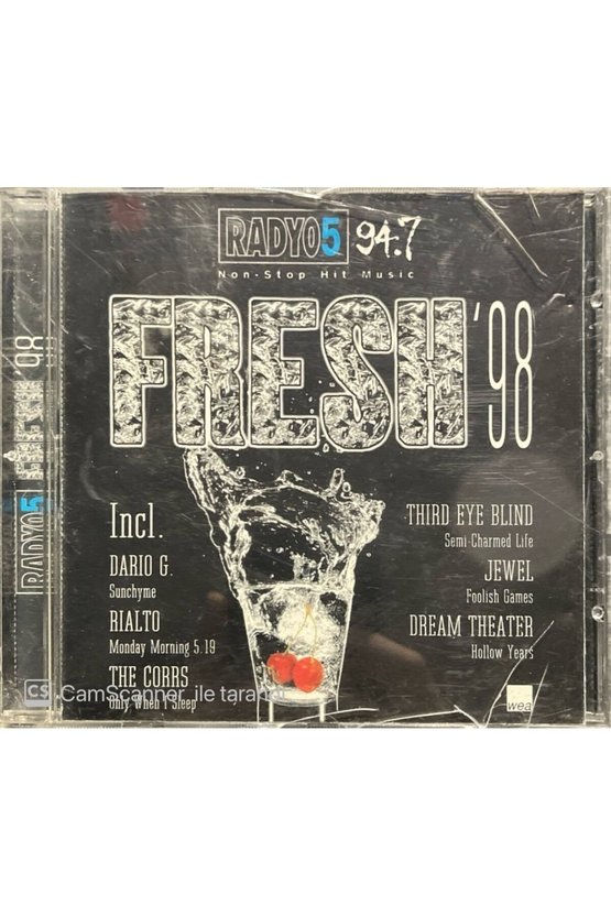 (PLAK DEĞİLDİR CD DİR) Cd Radyo 5 Fresh 98 Cd