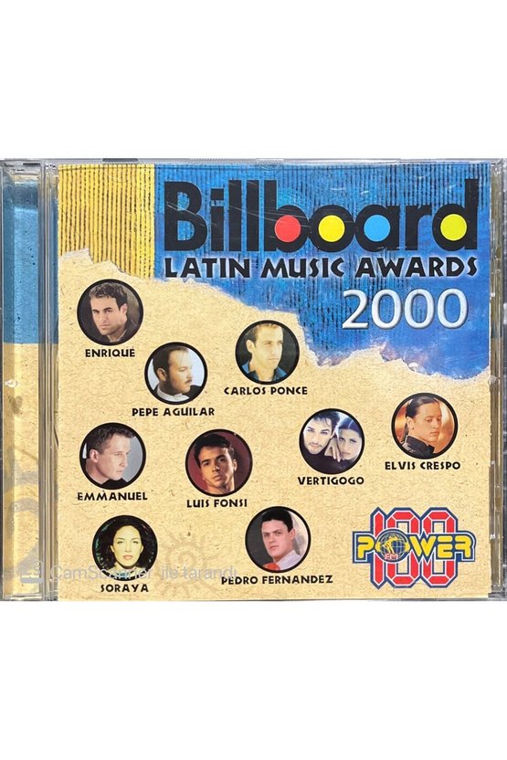 (PLAK DEĞİLDİR CD DİR) Cd Bilboard Latin Music Awards Cd
