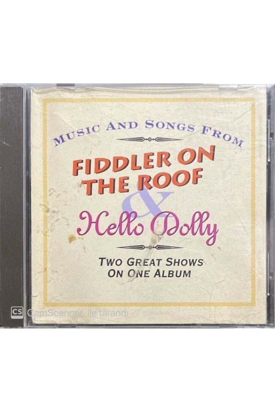 (PLAK DEĞİLDİR CD DİR) Cd Fiddler On The Roof Hello Dolly Cd