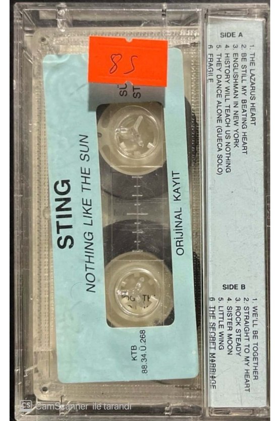 Sting Nothing Like The Sun Kaset