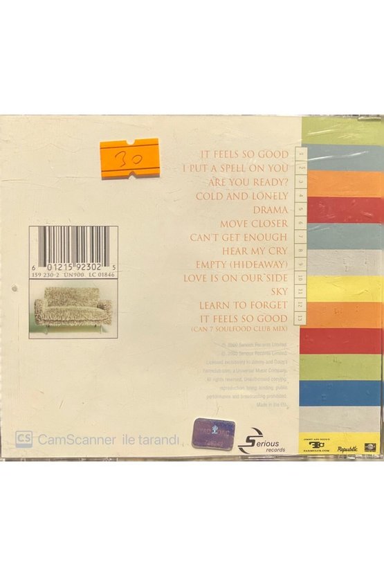 (PLAK DEĞİLDİR CD DİR) Cd Sonique Hear My Cry Cd
