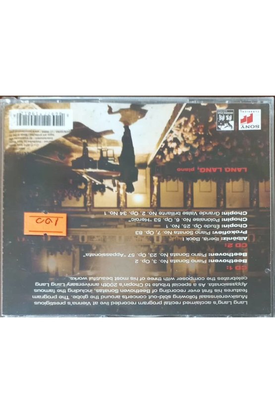 (PLAK DEĞİLDİR CD DİR) Cd Lang Lang Live In Viena Cd