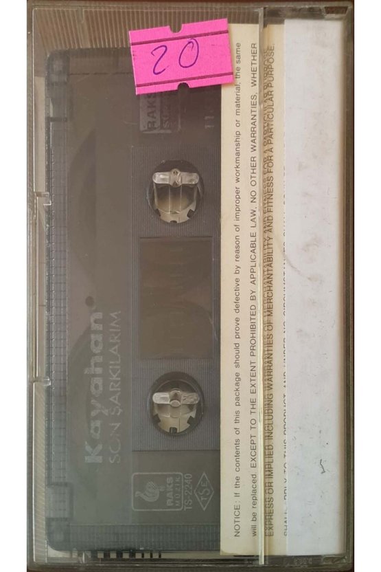 Kayahan Son Şarkılarım Kaset
