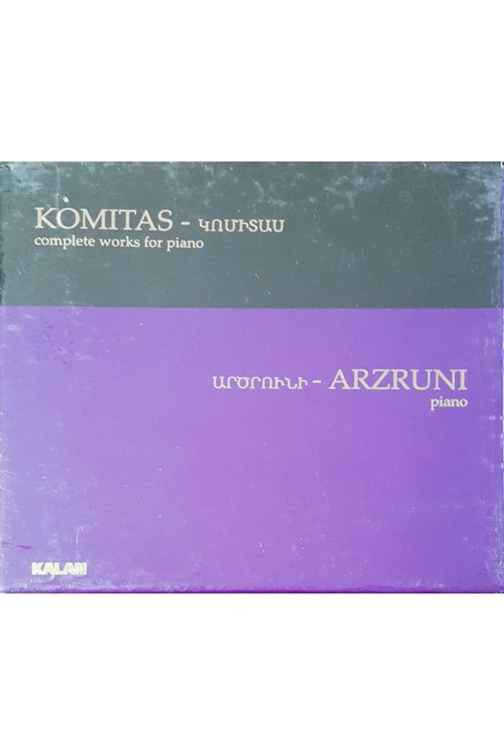 (PLAK DEĞİLDİR CD DİR) Cd Komitas Complete Works For Piano Cd