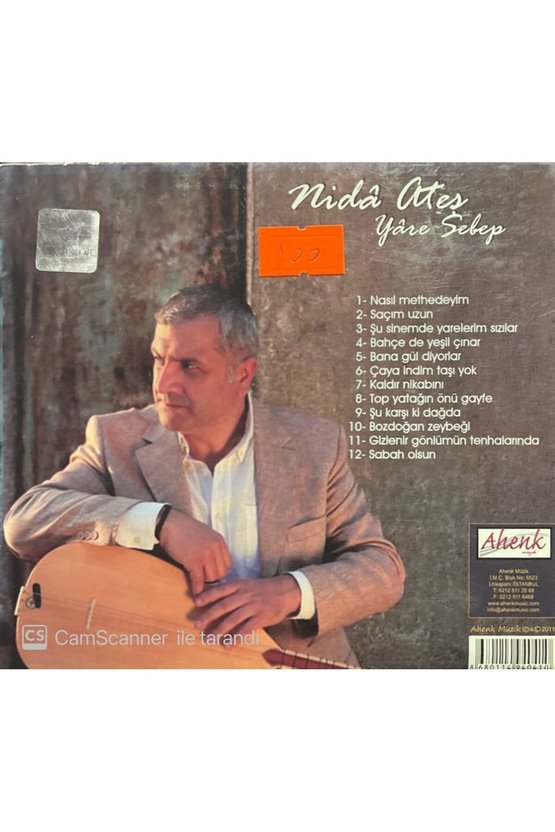 (PLAK DEĞİLDİR CD DİR) Cd Nida Ateş Yare Sebep Cd
