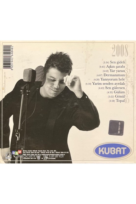 (PLAK DEĞİLDİR CD DİR) Cd Kubat 2008 Cd