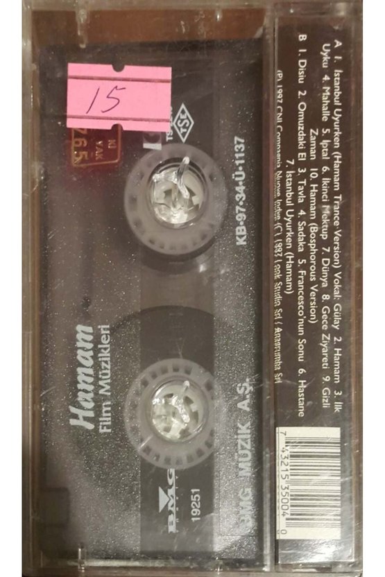 Hamam Filim Müzilkleri Kaset